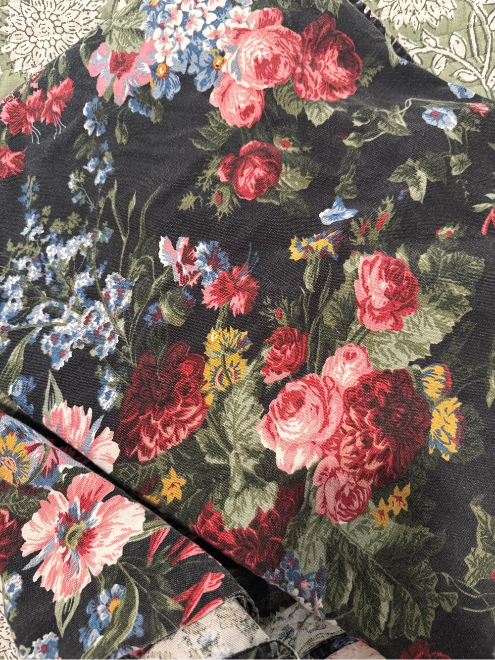 Vintage Ralph Lauren Cosette Isadora Floral Tablecloth Rectangle 64 x 80